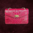 Pink Leather Hand Bags